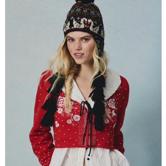 Happy Holidays cardi NWT - Picture 3 of 4